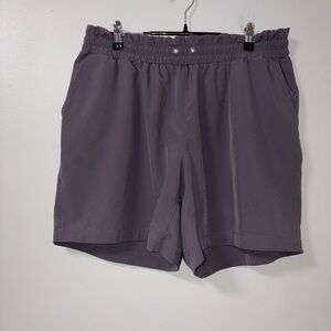 Mondetta gray performance luxury athletic sport shorts workout L